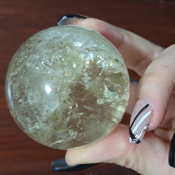 AA Citrine Sphere - Picture 3 of 3